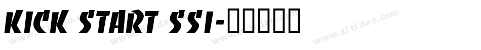 Kick Start SSi字体转换